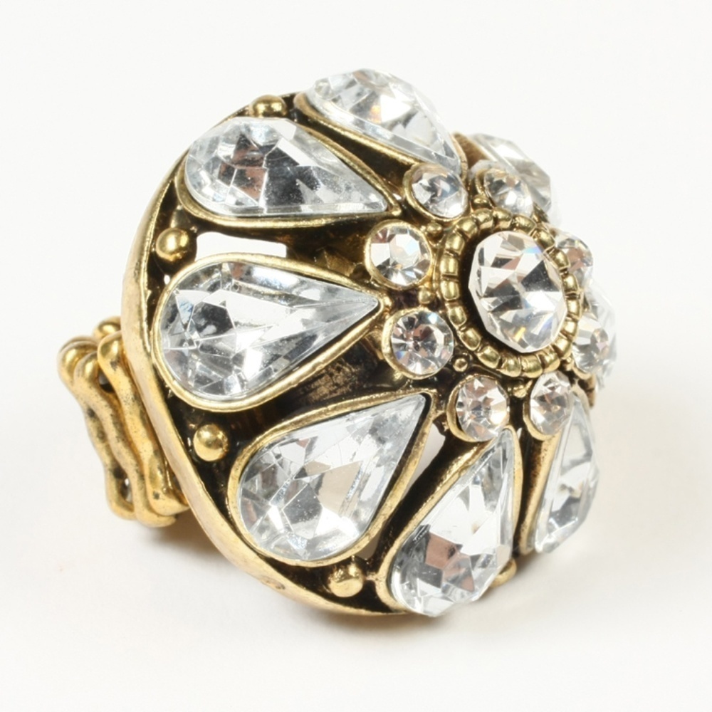 Amrita Singh Crystal Mary Louise Stretch Ring